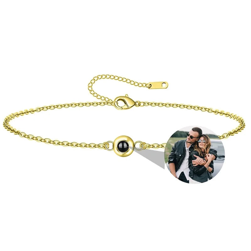 Custom Photo Projection Bracelet - Your Memory in Every Light