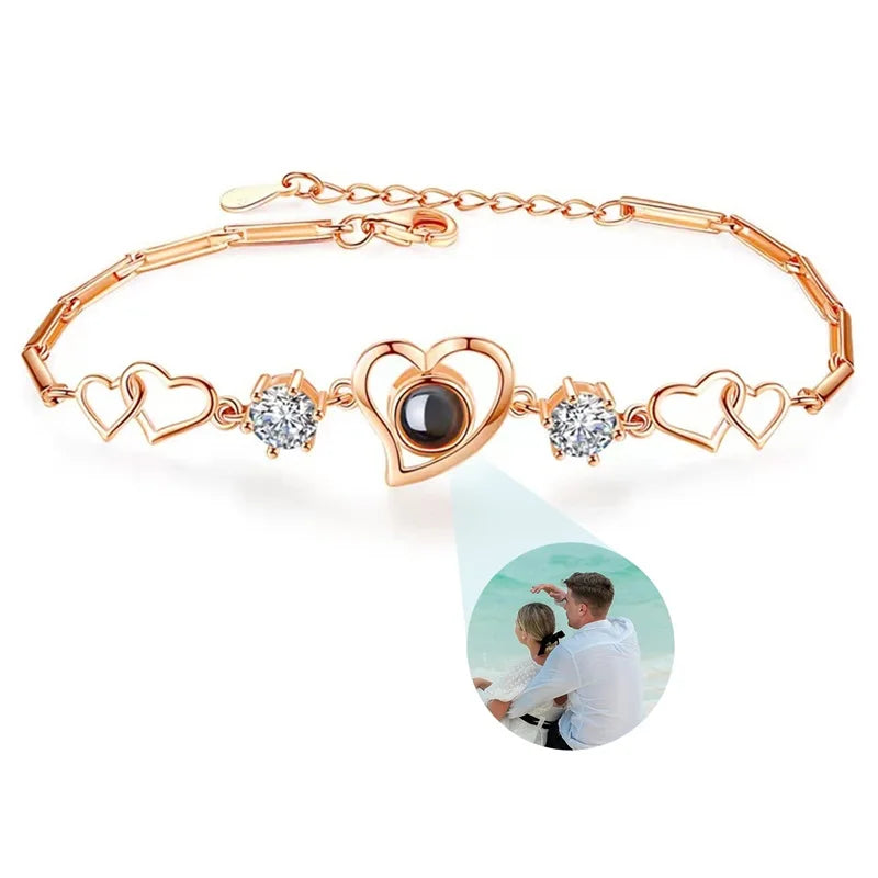 Custom Photo Projection Bracelet - Your Memory in Every Light