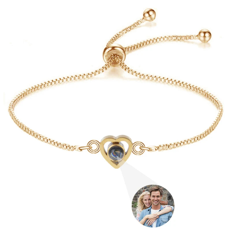 Custom Photo Projection Bracelet - Your Memory in Every Light