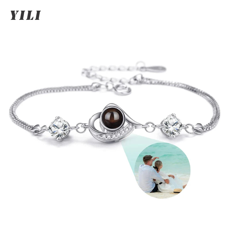 Custom Photo Projection Bracelet - Your Memory in Every Light