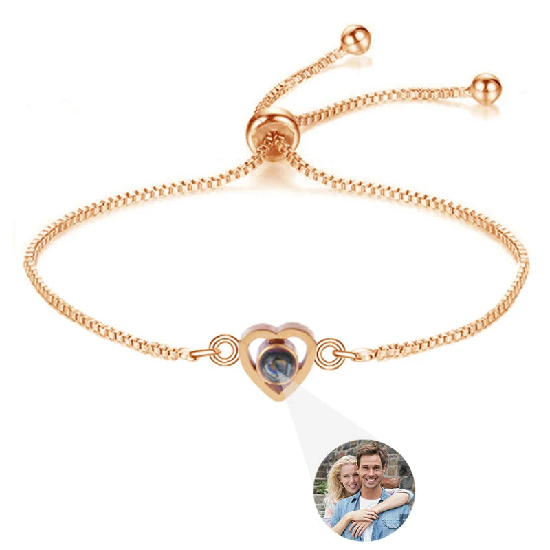 Custom Photo Projection Bracelet - Your Memory in Every Light