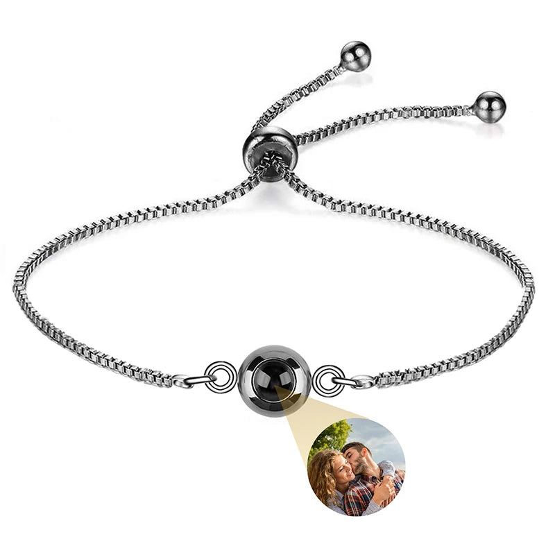 Custom Photo Projection Bracelet - Your Memory in Every Light