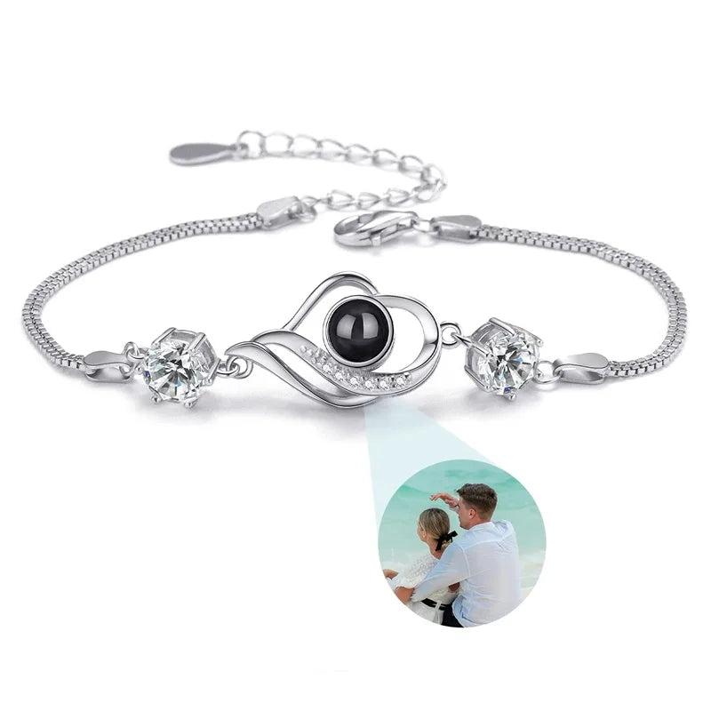 Custom Photo Projection Bracelet - Your Memory in Every Light