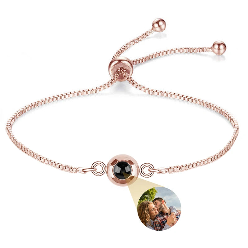 Custom Photo Projection Bracelet - Your Memory in Every Light