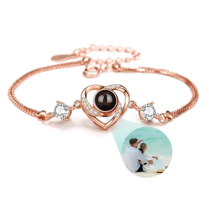 Custom Photo Projection Bracelet - Your Memory in Every Light
