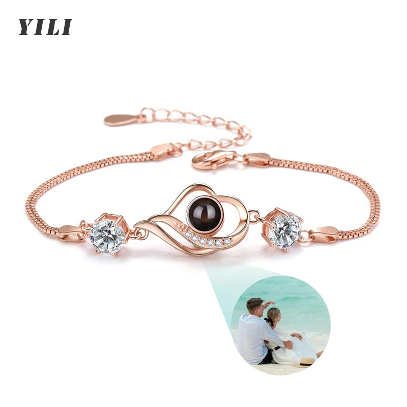 Custom Photo Projection Bracelet - Your Memory in Every Light