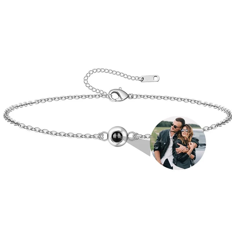 Custom Photo Projection Bracelet - Your Memory in Every Light
