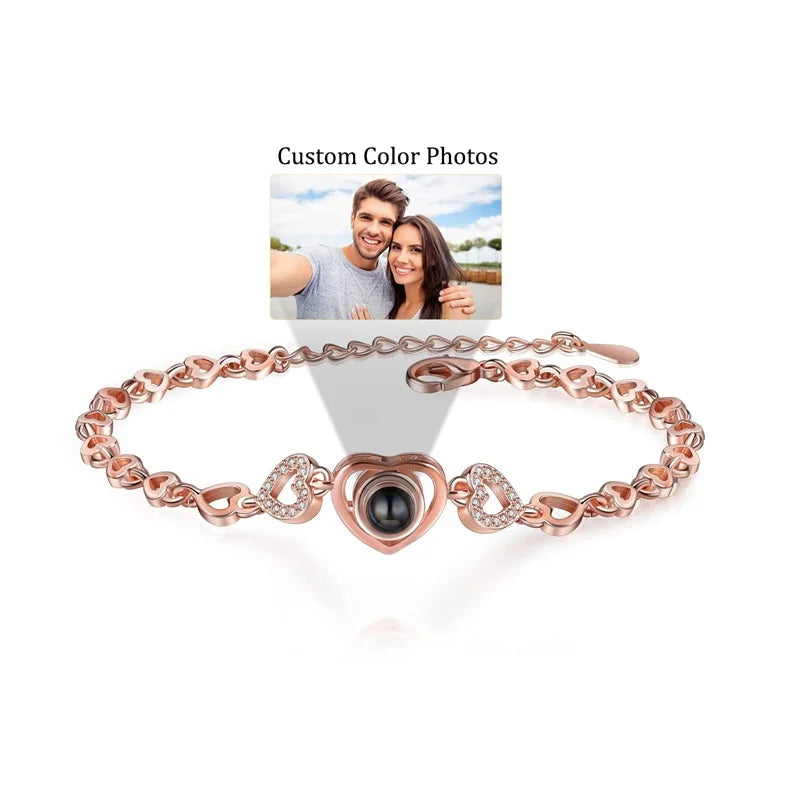 Custom Photo Projection Bracelet - Your Memory in Every Light