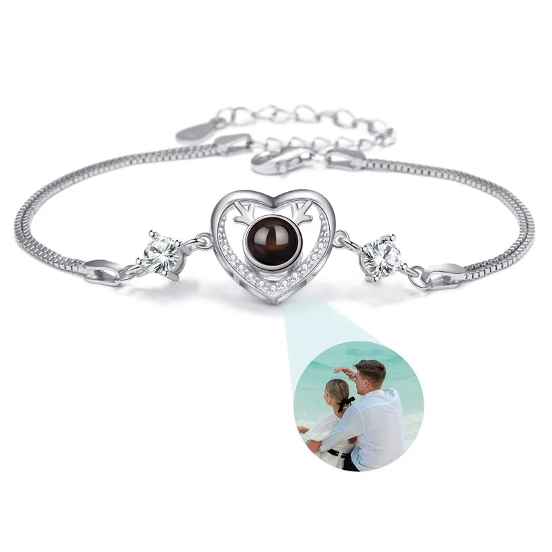 Custom Photo Projection Bracelet - Your Memory in Every Light