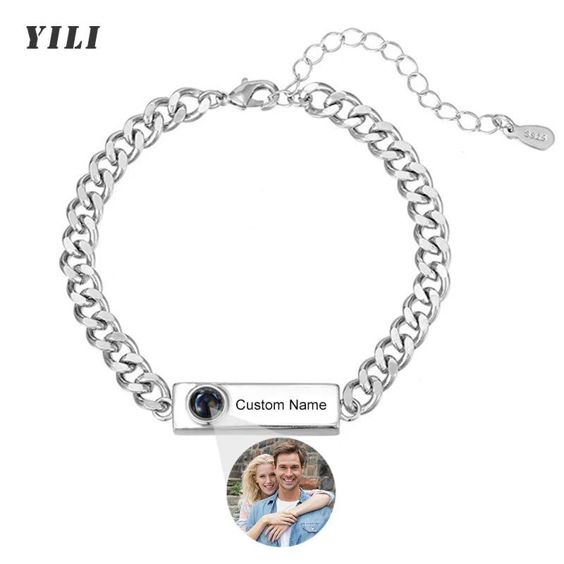 Custom Photo Projection Bracelet - Your Memory in Every Light