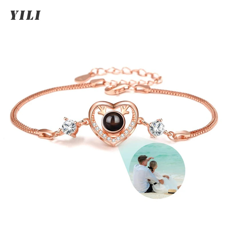 Custom Photo Projection Bracelet - Your Memory in Every Light