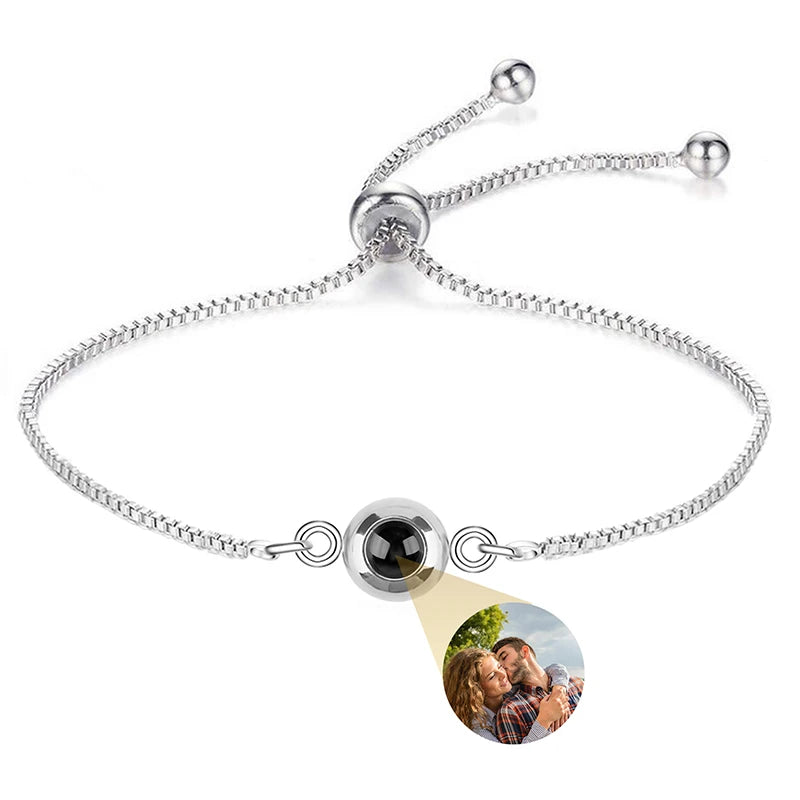 Custom Photo Projection Bracelet - Your Memory in Every Light