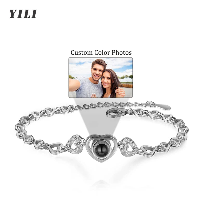 Custom Photo Projection Bracelet - Your Memory in Every Light
