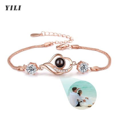 Custom Photo Projection Bracelet - Your Memory in Every Light